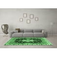 thumbnail image 3 of Ahgly Company Indoor Rectangle Geometric Emerald Green Traditional Area Rugs, 5' x 8', 3 of 4