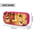 thumbnail image 3 of The Lion King Pencil Case, Large Capacity Pencil Pouch, Aesthetic Zipper Pencil Box for Office Supplies, 3 of 7