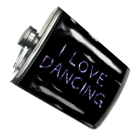 

NEONBLOND Flask I Love Dancing Neon Light Graffiti