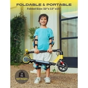 Aigo HappyRoll Kids Electric Scooter E3，Dual, Solid tires，toddler electric scooter，easy roller scooter