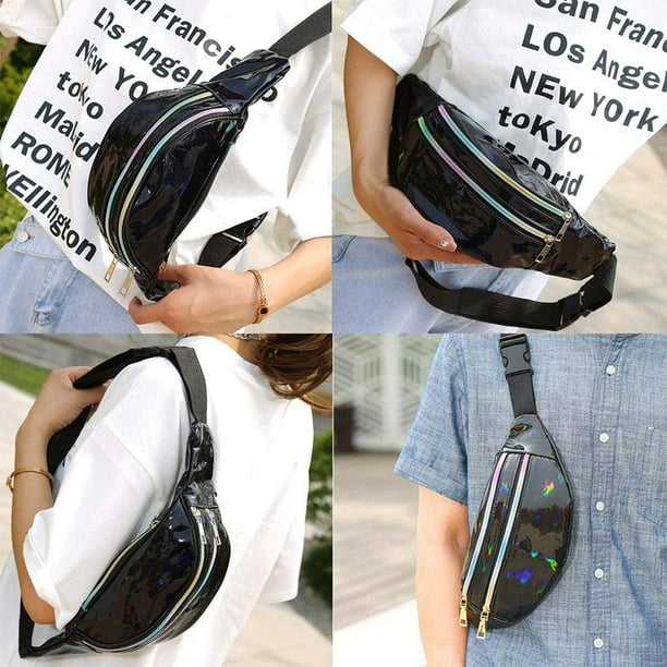 Holographic belt bag discount