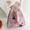 Pink, variant on Yoyauz Women's Crochet Tote Bag, Cute Knot Wrist Knit Bag Durable Tote, Casual Knitted Wallet For Outdoor Walks