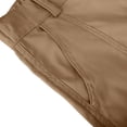 thumbnail image 6 of DDAPJ pyju 2026 Cargo Shorts Women Bermuda Shorts High Waisted Long Shorts Summer Casual Knee Length Short Pants Ladies Hiking Shorts with Pockets Brown XL, 6 of 6