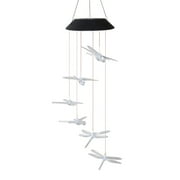 Dengmore LED Solar Charging Color Changing Wind Chime Lamp Courtyard Garden Decoration for Home Decor