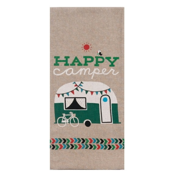 Kay Dee Designs R3019 Happy Camper Tea Towel
