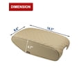 thumbnail image 2 of KBH Center Console Cover for 1998-2005 Lexus GS300 GS400 GS430, Middle Console Arm Rest Lid Cushion Cover, Anti-Scratch Leather Trim Interior, Beige, 2 of 7