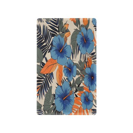 IAUYY Retardant PC Material Duplex Outlets Switch Plate Covers Easy DIY Installation with Screws Light Switch Cover Plate Orange Tropical Leaves