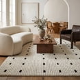 thumbnail image 3 of Rug Branch Domus Abstract Indoor Area Rug, Cream Black, Modern - Living Room, Bedroom, Dining Room, and Kitchen, 3 of 7