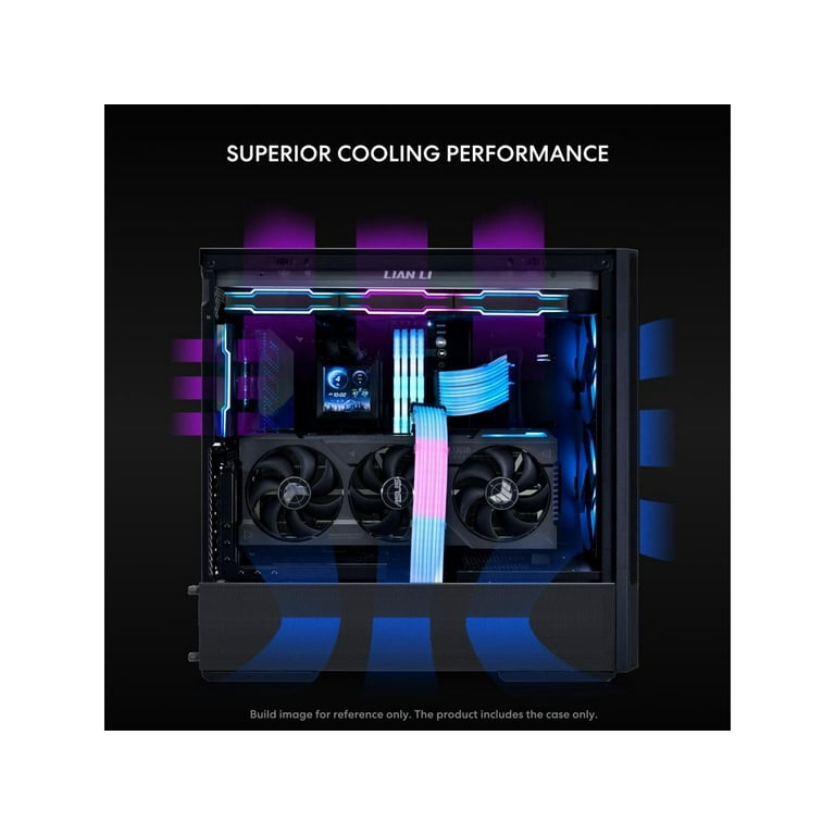 【中古】Lian li LANCOOL 207 Black PCケース ATX Lian Li Lancool 207 Tempered Glass ATX Mid-Tower Computer