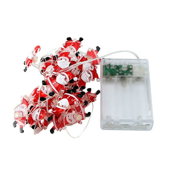 LULULION 1Pc Hanging Christmas Lights Red LED Low Voltage for Indoor and Outdoor Use