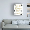 thumbnail image 3 of Sara Zieve Miller 'Do All Things with Love BW' Canvas Art, 3 of 3