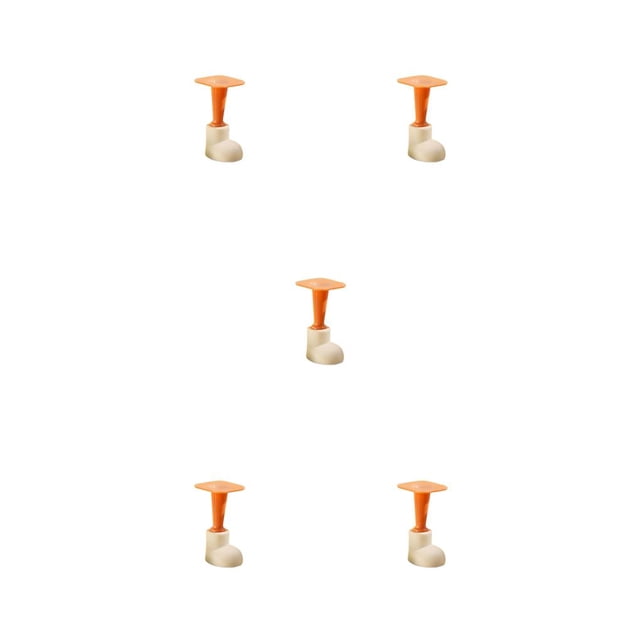Scienceny Tope de puerta Reducción de ruido Protector de pared montado Sin perforaciones Antideslizante Tope de puerta extraíble Protección de plástico Type2 NO2 Scienceny CBP316714