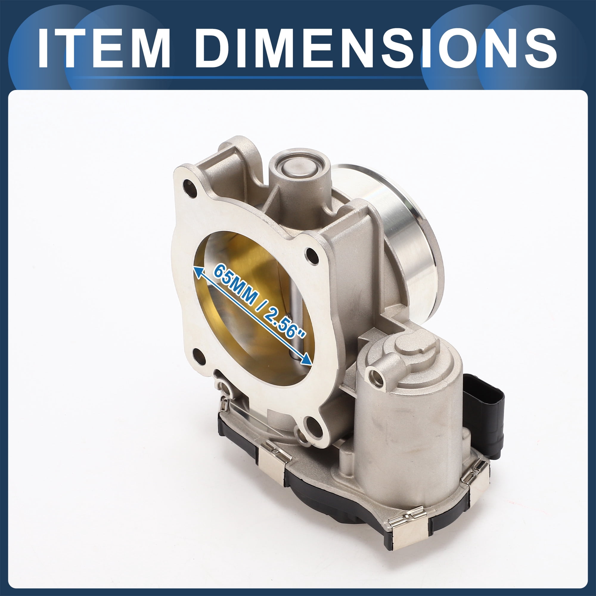 Unique Bargains Throttle Body for Chevy Impala Malibu, Colorado, Blazer 2014-2019 Replace No.12670839/12669073