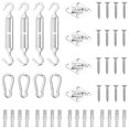 thumbnail image 1 of vidaXL 12 Piece Sunshade Sail Accessory Set Stainless Steel, 1 of 5
