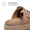 thumbnail image 3 of DREAM PAIRS Platform Sandals Women Raffia Espadrilles Summer Comfortable Wedge Sandals Beach Vacation Adjustable Buckle Cute Slide Sandals, 3 of 7