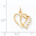 thumbnail image 2 of 10K Yellow Gold Heart Charm, 2 of 2