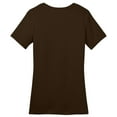 thumbnail image 6 of District ® Women's Perfect Weight ® Tee. DM104L - Espresso Size 4XL, 6 of 6
