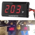 thumbnail image 3 of Motorcycle Digital Water Temperature Gauge Ultra Thin LCD 12V With 18mm Sensor Adapter for Most Motorbikes, 3 of 7