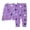 czb# K-Purple209, variant on CUZIBR Girls Halloween Pajamas Outfits Sets Colorful Cartoon Ghost Star Cartoon Print Long Sleeve Crew Neck Top Pants Comfortable Casual Loungewear Kids Homewear,P-Purple,7Y