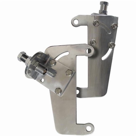 Cascadia Truck Mirror Mount with Adjustable Angle Bracket & SO239 Stud