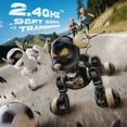thumbnail image 4 of Ruko 18011 Robot Dog Toy, Smart Interactive Puppy with 30+ LED Faces, Remote & Gesture Control, Programmable Electronic Pet for Kids Ages 3–8, Black, 4 of 9