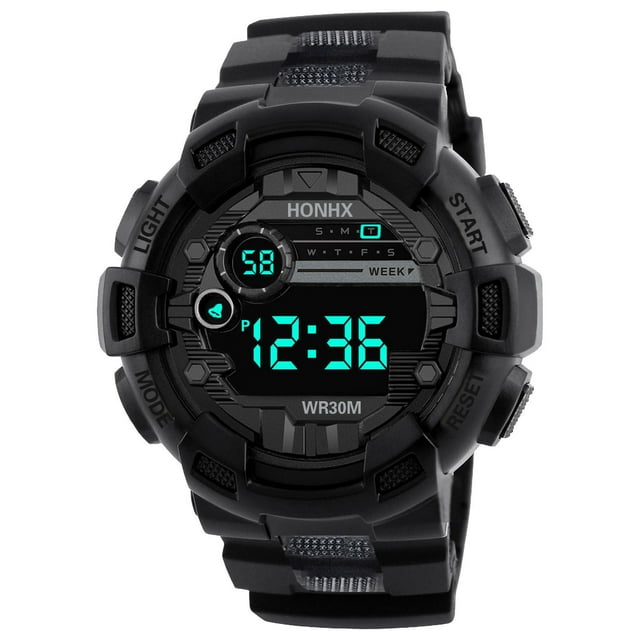 HONHX Six Styles Of Cool Sports Electronic Watches With Four Buttons