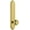 Lifetime Brass, variant on Grandeur Arcpar_Tp_Prv_234_Lh Arc Solid Brass Tall Plate Rose Left Handed Privacy Door