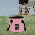 thumbnail image 1 of Contenedor de cubo de agua plegable DYNWAVEMX lavabo portátil para campamento rosa, 1 of 8