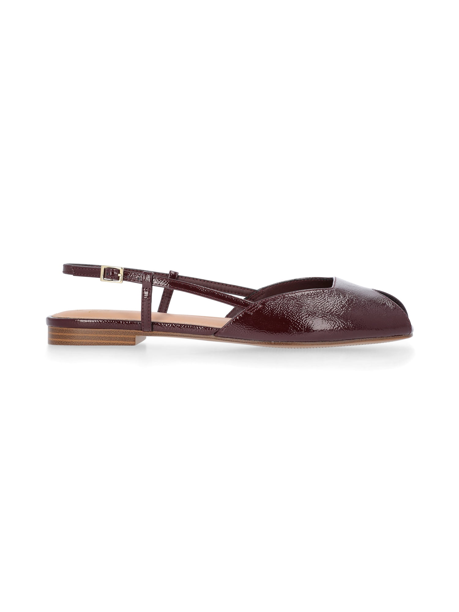 Time and Tru Women's Peep Toe Slingback Shoes