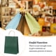 thumbnail image 5 of Bolsa de papel Kraft de 10 Uds. Con asa giratoria, herramienta de almacenamiento de ropa con soporte de carga, bolsas para hornear a la moda, Almacenamiento y organización del hogar Verde oscuro Injueey HA066668-06, 5 of 6