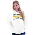 thumbnail image 4 of Minnesota Nice Funny State Slogan MN Unisex Plus Fleece Graphic Hoodie Brisco Brands 2X, 4 of 5