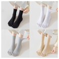 thumbnail image 1 of Short Hosiery Five Finger Socks Simple Split-toed Solid Color Five Toe Mid Tube Socks Breathable Thin Outdoor, 1 of 5