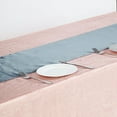 thumbnail image 4 of BalsaCircle 12 Pieces 12" x 108" Dusty Blue Satin Table Runners Table Top Party Linens, 4 of 7