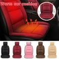 thumbnail image 2 of JingChun 1Pc Short Plush Sheepskin Car Front Seat Cover，Winter Warm Single Seat Cushion Cushioned Car Seat Cover, 2 of 2