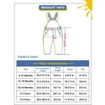 thumbnail image 4 of KIDSCOOL SPACE Baby & Little Boys/Girls Blue Denim Dungaree,Jean Overalls,Blue,2-3 Years, 4 of 5