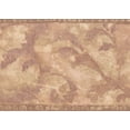 thumbnail image 1 of Red Beige Abstract Damask Wallpaper Border Plant Design, Roll 15' x 7'', 1 of 3