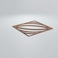 thumbnail image 4 of Ekena Millwork 15 3/8"W x 15 3/8"H x 1/4"T Medium Otis Decorative Fretwork Wood Wall Panels, Walnut, 4 of 18