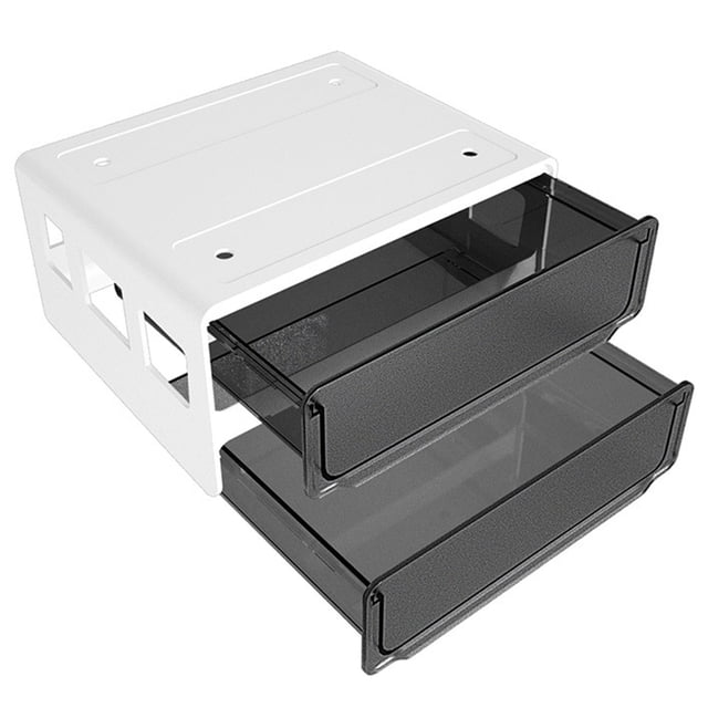Yeacher Under Desk Invisible Drawer Stationery Organizer Dormitory Desk Space-saving Storage