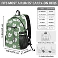 thumbnail image 3 of JIALIOU 14" Laptop Backpack Waterproof Airline Approved Stylish Casual Daypack for Travel Business College Work, Beautiful Abstract Flowers, 3 of 8