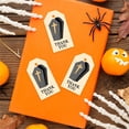 thumbnail image 3 of Koyal Wholesale 100-Pk Coffin Halloween Gift Tags With String, Favor Bag Tags Halloween Decorations 2 x 3.75 inch, 3 of 5