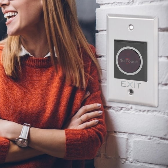 Botón de retroil Opinidor de sensor de Infrarrojos de Control LED, Interruptor de Salida del Led, Lugar Oscuro A TODO Color Para El Marco de La Puerta Interior