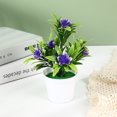 thumbnail image 3 of Flores artificiales Bonsai Diy Decoración del hogar Maceta ornamental Baño Alféizar Mini maceta Navidad Boda Decorativa, 3 of 5