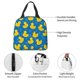thumbnail image 4 of Easygdp Rubber Duck Bolsa Térmica Premium - Tela Oxford Impermeable, Gran Capacidad, Bolsillo Frontal, Unisex para Trabajo, Escuela, Actividades al Aire Libre y Picnics, 4 of 8