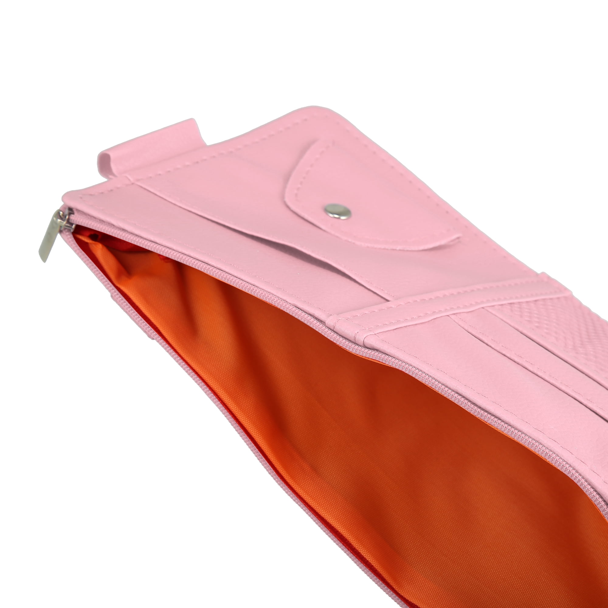 Unique Bargains Car Sun Visor Organizer Auto Interior Accessories Sunglass Holder Pink