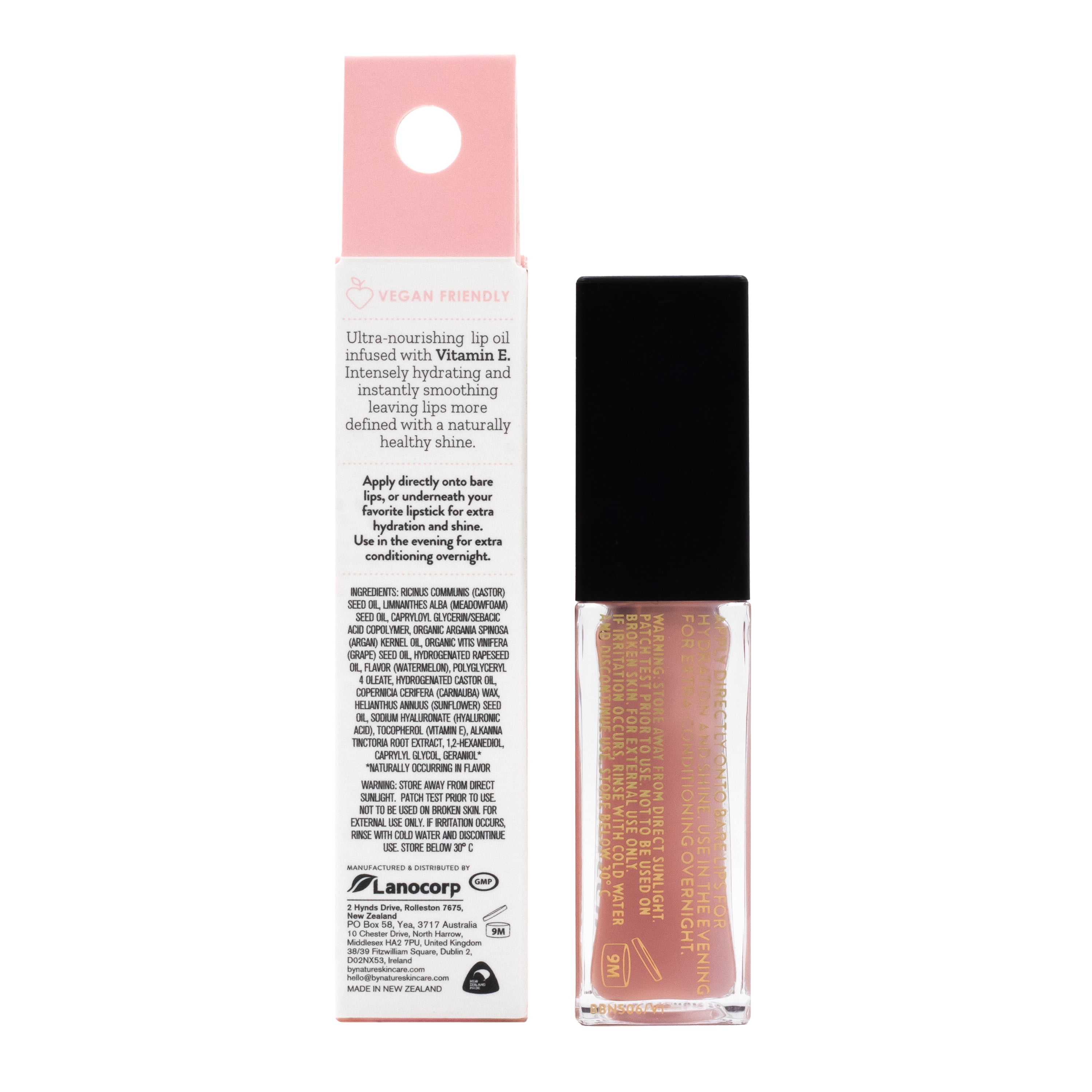By Nature Juicy Watermelon Lip Oil with Vitamin E