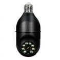 thumbnail image 6 of 5G Wifi Surveillance Camera, E27 Light Bulb Camera, Wireless Waterproof IP65, Automatic Human Tracking Night Vision Security Camera (Black), 6 of 6