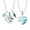 LightBlue, variant on 2Pack Neacklace May Birthstone Heart with Feather Cremation Jewelry for Ashes Urn Necklace Lockets for Human Ashes Pet Ashes Holder