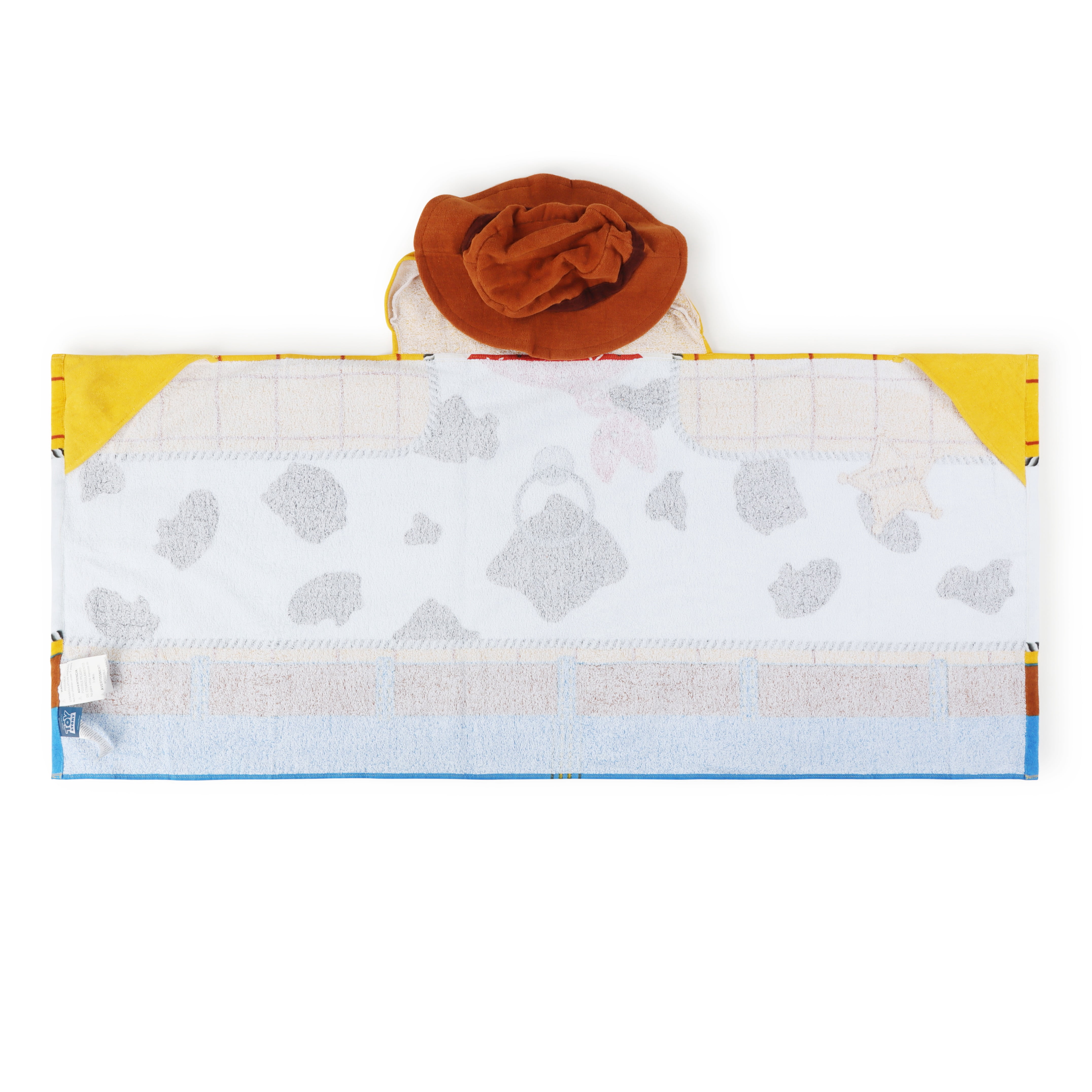 Disney Toy Story Kids Woody Hooded Cotton Towel, Multicolor, 22" x 51"