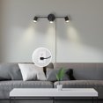 thumbnail image 4 of 3-Light Matte Black Plug-In or Hardwire Track Lighting, 4 of 9