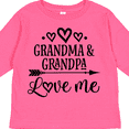 thumbnail image 4 of Inktastic Grandma Grandpa Love Me Arrow Boys or Girls Long Sleeve Toddler T-Shirt, 4 of 5